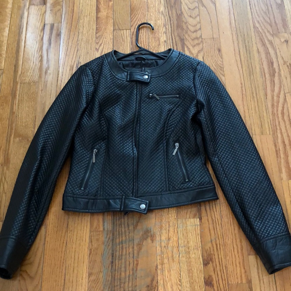 Faux leather jacket